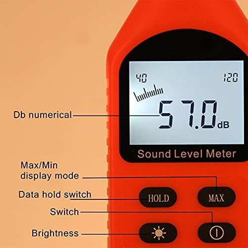 ZLXDP точност ръководят М DB Цифров Уред За измерване на шума 30 ~ 130дБ Мини Нивото на Звука Децибела Монитор Electric