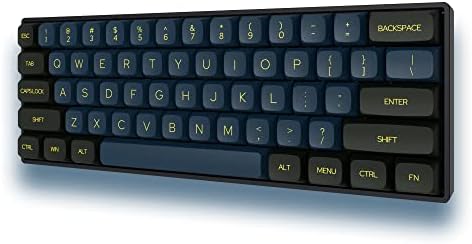 DUSTSILVER K61 Безжична 60% Трехрежимная механична клавиатура BT5.0/2.4 G / USB-C, с възможност за гореща замяна 61