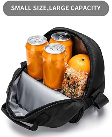Чанта за хранене DaihAnle Джон Prine, Изолирано Чанта за обяд за момичета и момчета, Подходящ за топли и студени ястия, Чанта