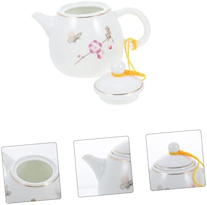 UPKOCH 2 елемента Реколта Китайска Чайна Любовник за Стилен Хотел Цъфтят Чай Порцеланова Керамика Страничната