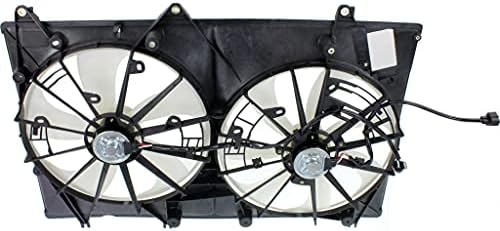 KarParts360 Вентилатор на радиатора В събирането За Toyota Highlander hybrid 2008 2009 2010 Dual Fan|Двигател 3.5 L | Уплътнител за TO3115155 | 1671131360-PFM