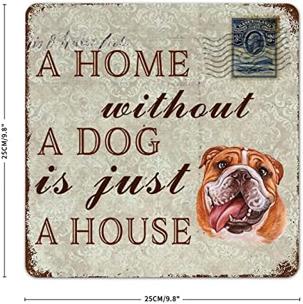 Къща без Куче -това е просто Къща, Американски питбул териер Е Куче, Метална Лидице Знак, Табела за домашни Кучета,
