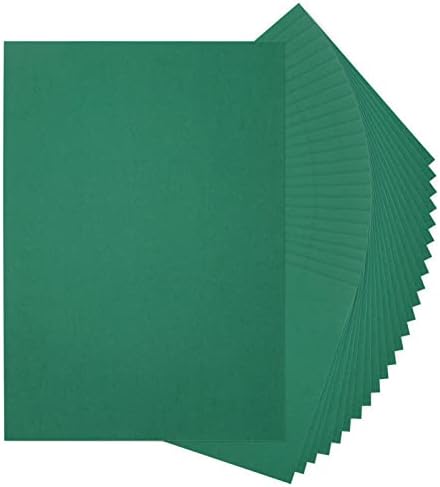 24 Зелен Лист Хартия и картон с Дебелина А4 за производство на пощенски Картички Направи си сам, изрязани от хартия, Консумативи