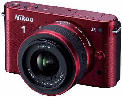 Цифров фотоапарат Nikon 1 J2 10.1 MP HD с 10-30 мм VR-обектив (оранжев)