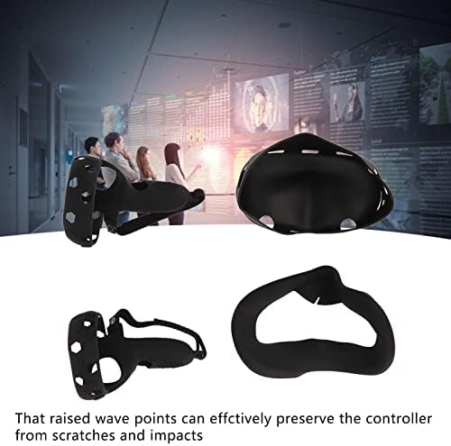 Калъф за писалки контролер за Oculus Quest 2 Силиконов Калъф за виртуална реалност, Набор от Аксесоари на лицевата