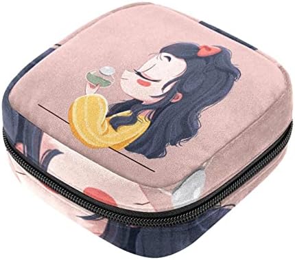 ORYUEKAN Чанта За Съхранение на Хигиенни Кърпички, Преносим Чанта за Жени и Момичета, Чанта за Купата на Менструална,