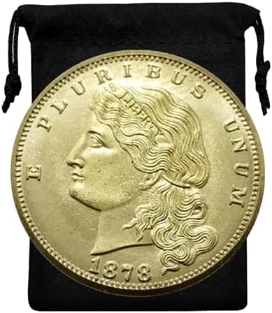 Kocreat Копие от 1878 Свобода Косата Сребърен Долар Либърти Морган Златна Монета от Пет Долара-Копие на Сувенирни Монети