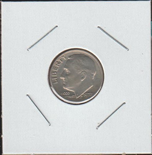 1972 Рузвелт (1946 г. - до момента) Десятицентовик, не обращавшийся на монетния двор на САЩ