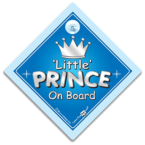 МИЛА iwantthatsign.com Автомобил Марка Принц на борда на Знак Малкият Принц На борда На Дете На борда, Автомобилни Марки,