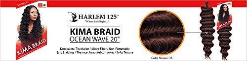 Harlem125 Синтетични опашка за коса Kima Braid Ocean Wave 20 (СИВ)
