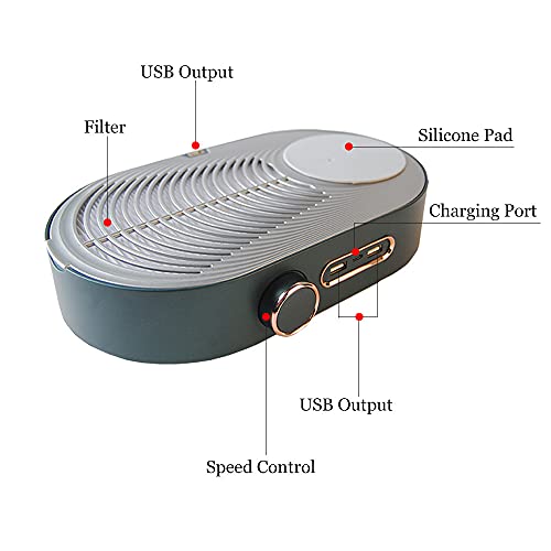 Прахосмукачка за нокти с USB Подсветка, за Опесъчаване Машина за Нокти, Електрическа Бормашина за Маникюр,