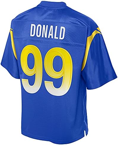 Мъжки t-shirt NFL PRO LINE Aaron Donald Royal Los Angeles Овни Точно копие на Джърси