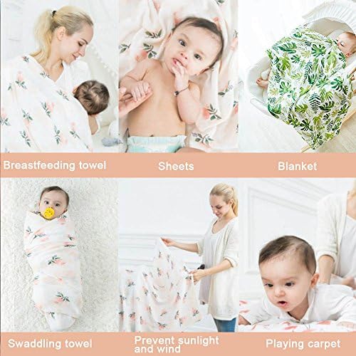 Муслиновое пеленальное одеяло Kafly, гъба за детска баня, ултра мека кърпа от бамбуково влакно, обвивка за