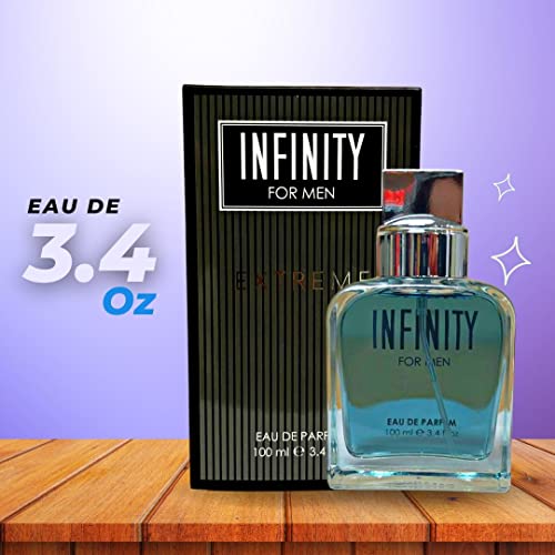 Парфюми NovoGlow Infinity Extreme за мъже Спрей за парфюмерийната вода с обем 3,4 грама