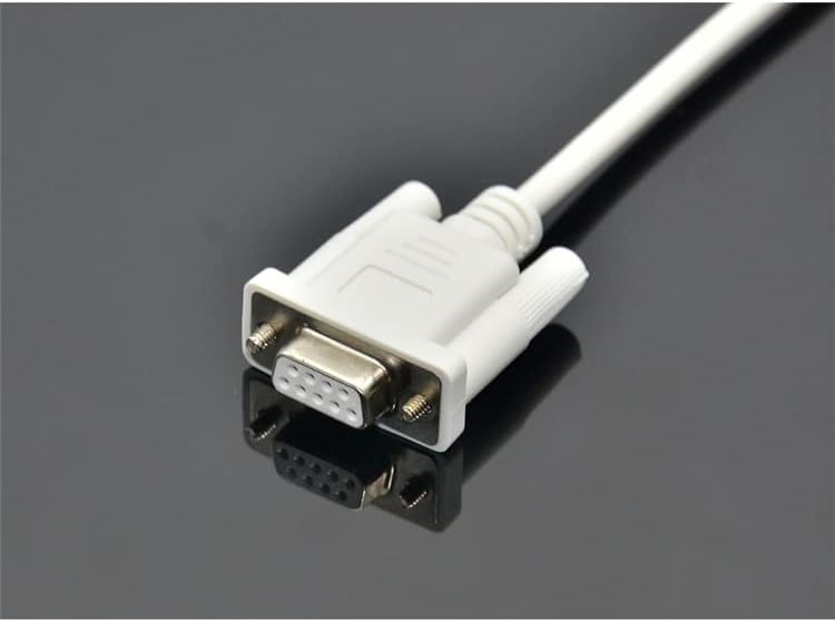 Подходящ за кабел обувка АД Кабел за програмиране DVPCAB215 (бяло 3 м)