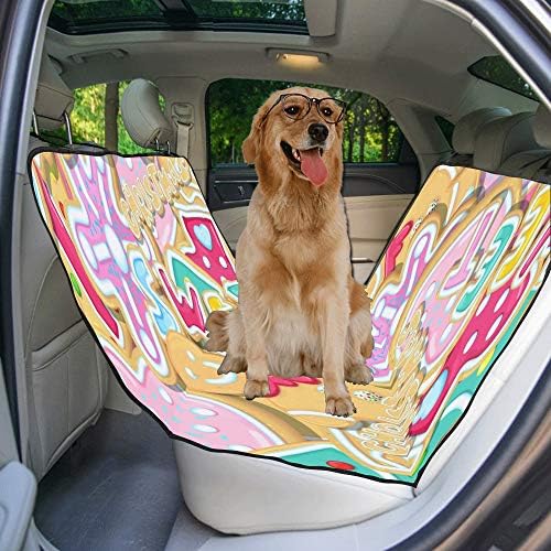 Калъф за седалка кучета ENEVOTX Креативен Дизайн Печене На Поръчка, Красиви Калъфи за столчета за автомобил с принтом