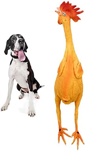 Много Големи Гумени Играчки за кучета с Пиле От Естествен Каучук (Латекс) Не съдържа олово, химически вещества, Отговаря на същите стандарти за сигурност, които и де
