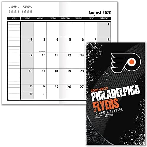 Джобен планер TURNER SPORTS Philadelphia Flyers 2021-22 на 17 месеца (22998890605)