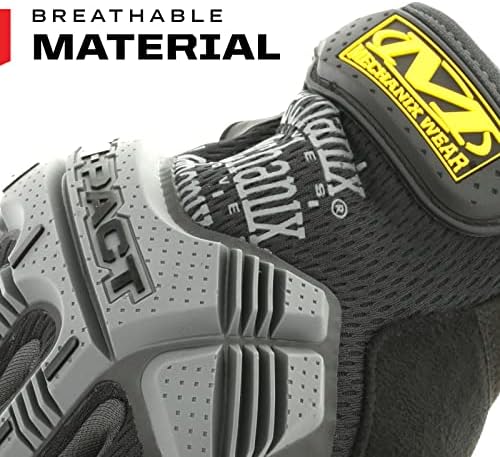 Облекло Mechanix: Работни ръкавици, M-Pact с надеждна засаждане, Работни ръкавици със защита срещу удари и усвояването