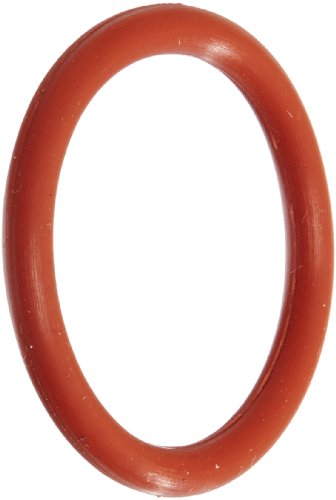 Силиконово о-пръстен 355, Дюрометр 70А, Червено, 5-1/4 ID, 5-5 /8 OD, ширина 3/16 (опаковка от 5 броя)