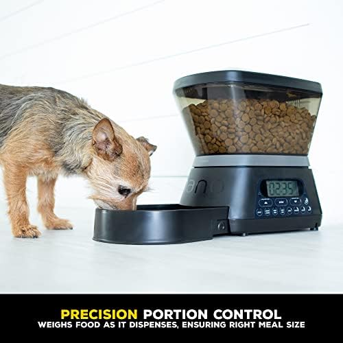 Автоматична ясла Gamma2 Nano за кучета и котки | контейнер за съхранение на храна за котки или кучета с тегло 7,5 паунда