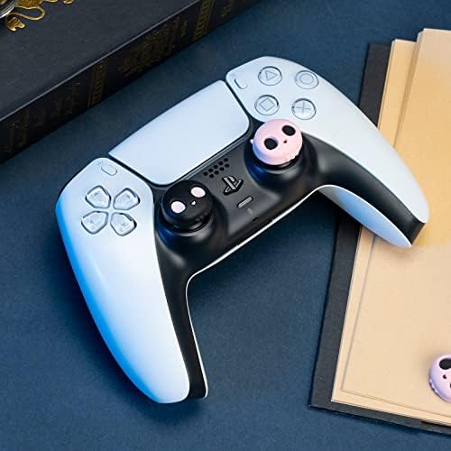 GeekShare Сладък Капачки за улавяне на палеца за контролер Playstation 5, Набор от седалките за палците, който е Съвместим