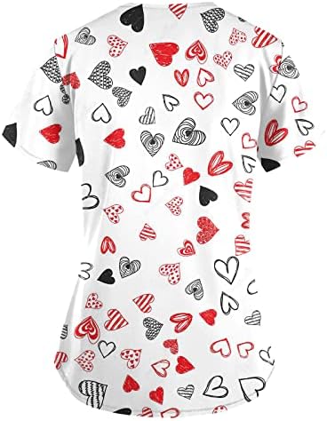 Дамски Летни Блузи, ризи, Свети Валентин, дамски тениски с графичен Дизайн, Модни Дрехи, Подаръци за Свети Валентин за Нея