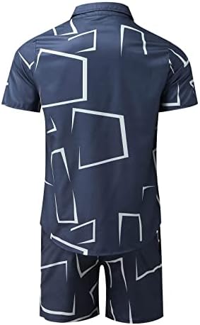 XIAXOGOOL Спортен Костюм за мъже, Комплект от 2 теми, Празнична облекло от 2 теми за мъже, Спортни Костюми, Хавайски Плажна риза