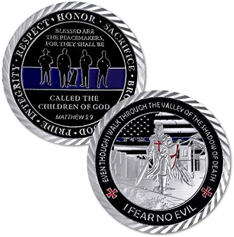Тънка Синя Линия на САЩ St. Michael Police Officers Challenge Монети С Мотото на Възпоменателни Монети на