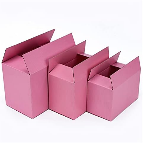 SHUKELE LPHZ914 5 бр./10 бр. Розова картонена кутия за съхранение Подарък опаковки от велпапе, хартия, дрънкулки,