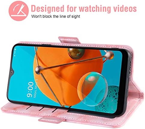 Asuwish е Съвместим с калъф LG K51 Q51 Reflect Case и защитно фолио от закалено стъкло, Аксесоари за мобилни