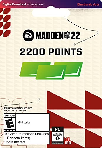 Madden NFL 22: 1050 точки Мадън - Xbox [Цифров код]