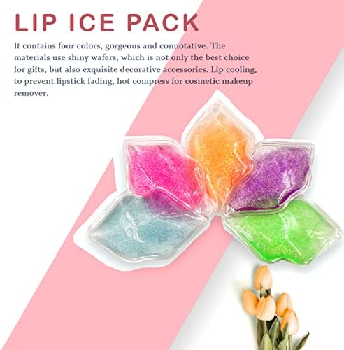 Пакет с лед за устни за козметика, студено, употреба на устните, предпазва червилото от избледняване, топлинна използват