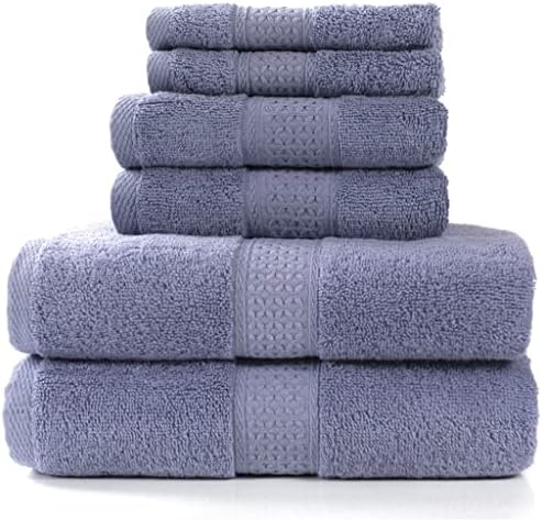 Комплект хавлиени кърпи XXXDXDP, 2 Големи Хавлиени кърпи за баня, 2 Кърпи за ръце, 2 Гъба. Меки Памучни Абсорбиращи