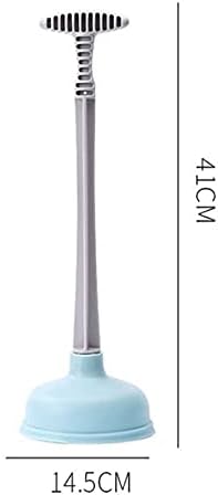 16 Гума буталото за тоалетна Force Cup с Т-образна дълга дръжка, Буталото за тоалетна или източване за отстраняване