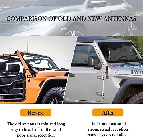Автомобилна Антена-Куршум от алуминиева Сплав NHHC с Черепа, Съвместима за Dodge, Ford, Toyota Jeep GMC, работа на смени