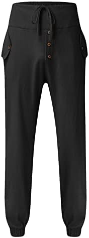 Панталони Fr за мъже, мъжки стил на Harun, моющийся памук, идеално еластичен колан, обикновен ежедневни панталони