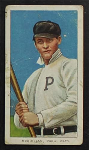 1909 T206 БИТА Джордж Маккуиллан Филаделфия Филис (Бейзболна картичка) (От прилеп), ДОБРИ Филис