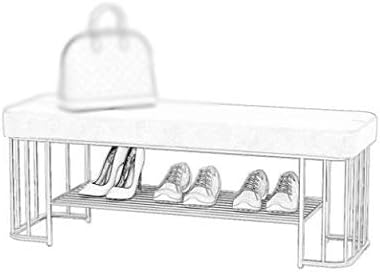SDFGH Настройва Столче за обувки с Промяната на Цвета с Поставка За Съхранение на Обувки От Страна на Вратата на Дома на Дивана-Табуретка Проста Пейка За Отдих в Хола ?
