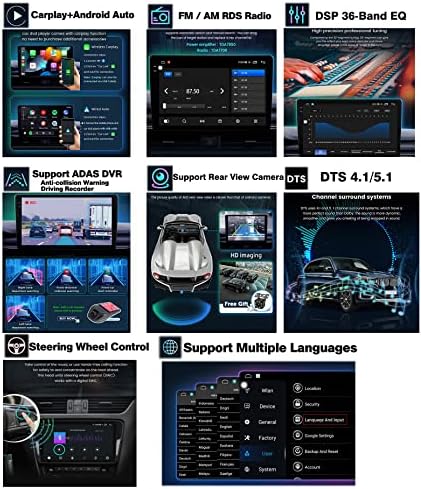 Автомобилна Стерео Авторадио Carplay за Suzuki Celerio 2015-2018 Android 12 Авто Радио Мултимедиен Плеър Главното Устройство