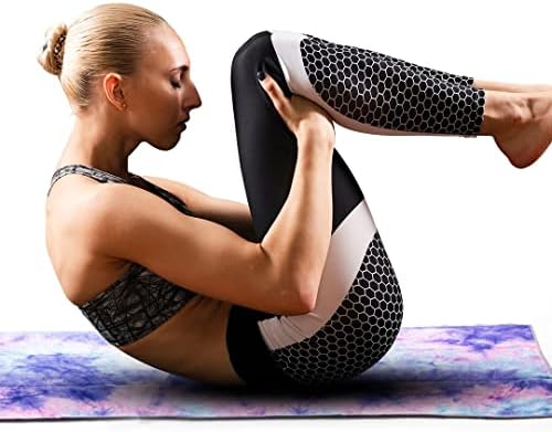 Топла Кърпа за подложка за йога Drishti Brands с Противоскользящими дръжки, Впитывающее пот, Стандартен Размер