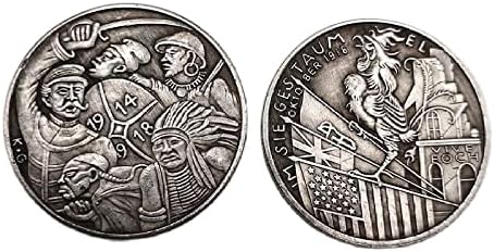 Германия 1918 Възпоменателна Монета Той Е Заспал Поздрави Спомени Събиране На Монети За Декорация На Дома