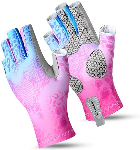 Ръкавици за Риболов PLUSINNO, Слънчеви Ръкавици UPF50 +, СЪС защита от ултравиолетови лъчи, Ръкавици за Каяк,
