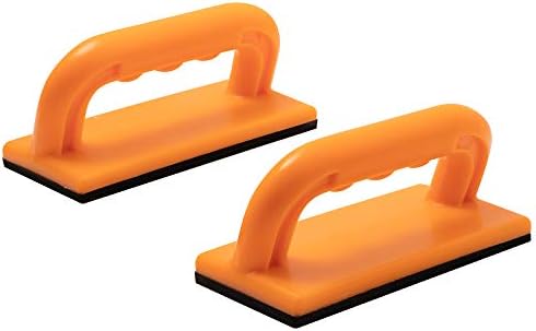 Защитен притискателния блок в опаковка от 2 теми, безопасно оранжев цвят за по-добра видимост, идеален за използване