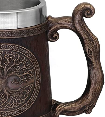 Чаша за Викинг, Една чаша за мъжки подарък, скандинавски Декор, Кафе готина халба Викинг от неръждаема Стомана,