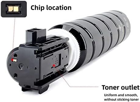 Рециклирана тонер касета ZHANBO, Съвместим с Canon GPR53 GPR-53BK за imageRUNNER iR-ADV DX C3320 3325 3330 3520 3525