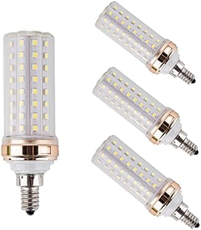 Led лампи Edearkar E12, 20 W, Свещници, led лампа, еквивалент на 180 W - 88 светодиоди 2835 SMD 1800lm 3000K, Топло Бяла Декоративна
