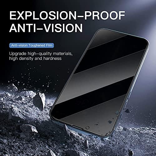 Защитно фолио за iphone 13 / iPhone 14 (Защита на екрана от синя светлина, Антирефлексно покритие, Защита от надраскване, Uv филтър на екрана), Прозрачен филм от закалено стъкл