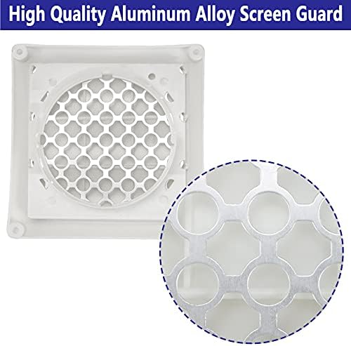Решетчатая Вентилационна покриване на сушилни за употреба на открито с Вграден Алуминиев екран за защита от вредители