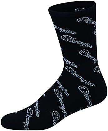 Мъжки чорапи Champion с двоен Сух Впитывающим Логото на влагата от 6 или 12 опаковки за екипажа